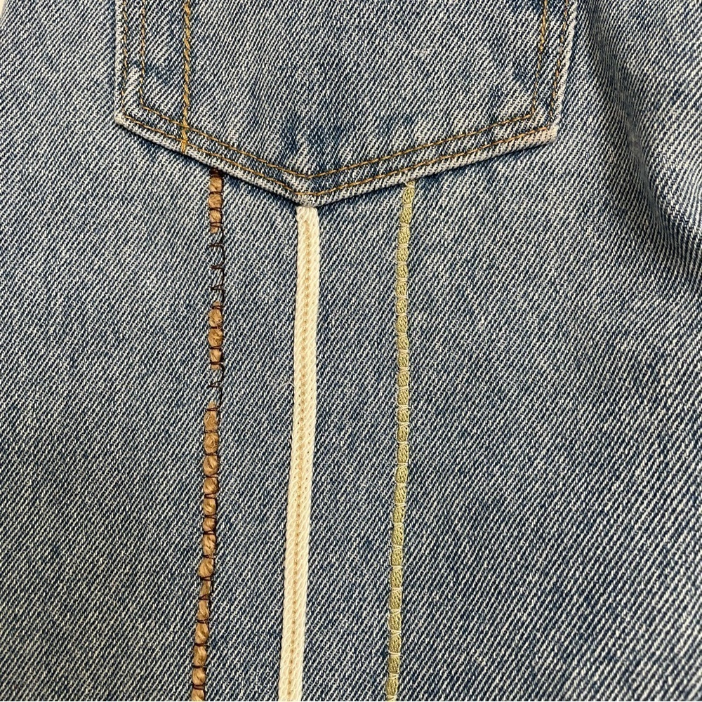 STILL HERE embroidered straight leg high waisted jeans - Picture 10 of 13